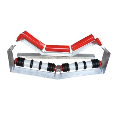 Belt conveyor carrier idler roller conveyor steel roller