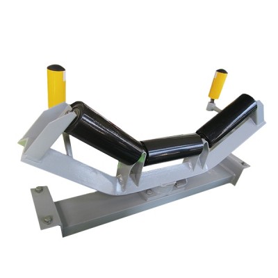 Carbon Steel Carrier Impact Trough Idler Conveyor Rollers Set